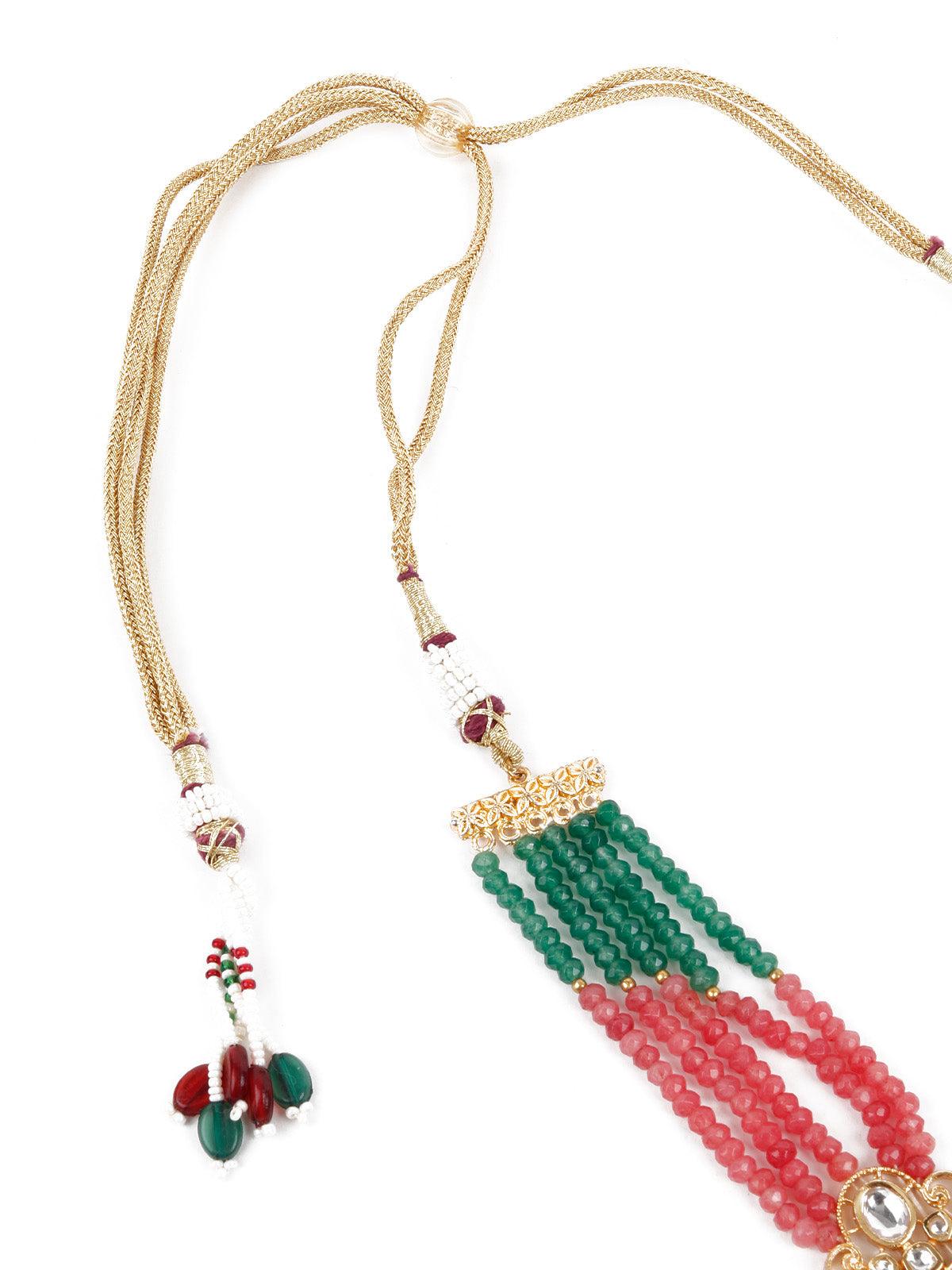 Multi Colored Rani Har Necklace Set - Rajwada