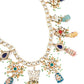 Multi-Coloured Stone Enticing Long Onyx Necklace Set - Rajwada