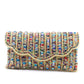 Multi-coloured stone shoulder bag - Rajwada