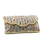 Multi-coloured stone shoulder bag - Rajwada