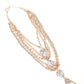 Multi-Layered Chain Embedded Hathphool-Gold - Rajwada
