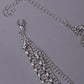 Multi-Layered Chain Embedded Hathphool-Silver - Rajwada