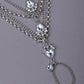Multi-Layered Chain Embedded Hathphool-Silver - Rajwada