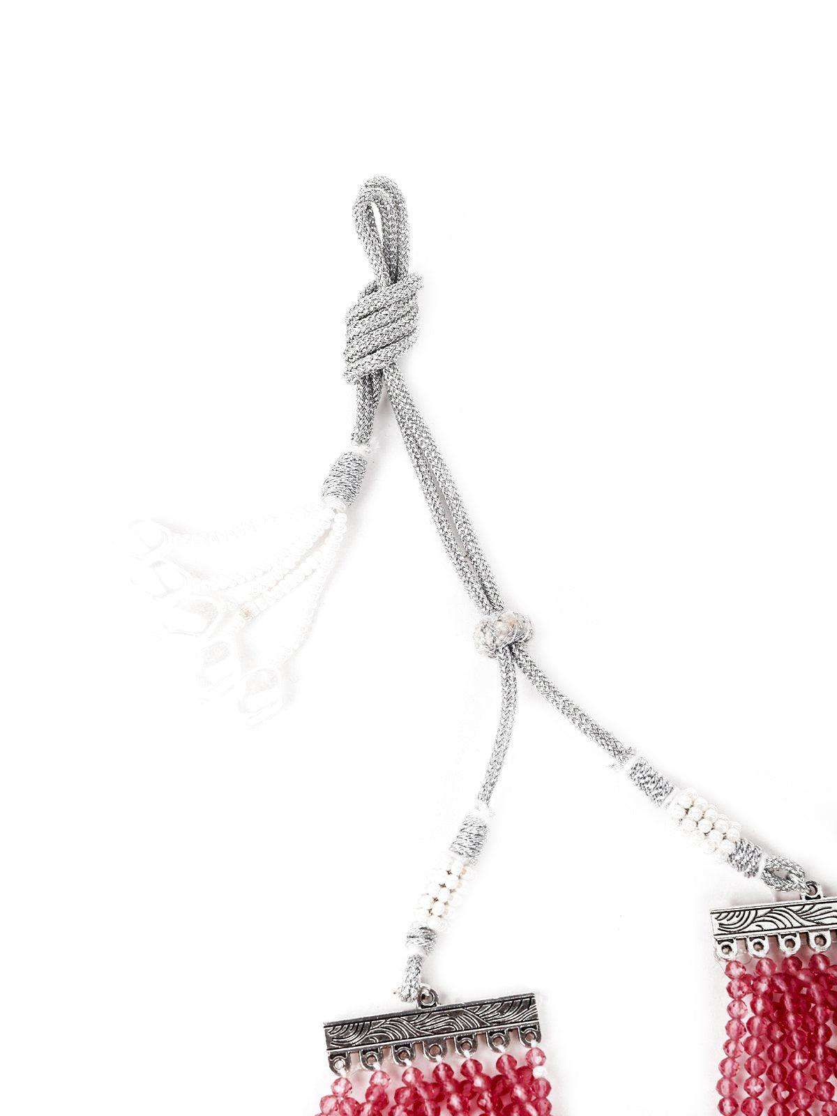 Multi-Stand Beaded Necklace Set - Rajwada