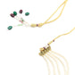 Multi strand Pink stone Fine Pearl Choker Set! - Rajwada