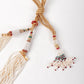 Multi String White Beaded With Kundan Work Necklace Set - Rajwada
