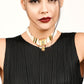 Multi String White Pearl And Gold Choker Necklace Set - Rajwada
