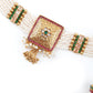 Multi String White Pearl And Gold Choker Necklace Set - Rajwada
