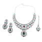 Multicolor Crystal Necklace Set - Rajwada