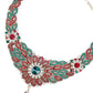 MultiColor Crystal Necklace Set - Rajwada