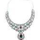 Multicolor Crystal Necklace Set - Rajwada