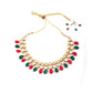 Multicolor Kundan Necklace Set - Rajwada