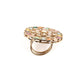 Multicolor Round Finger Ring - Rajwada