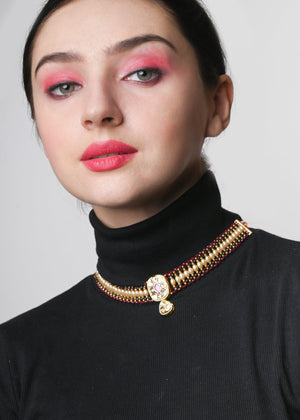 Multicolor Sleek Choker Set - Rajwada