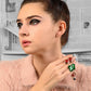 Multicolor Stone Embellished Ethnic Earrings - Rajwada