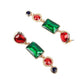 Multicolor Stone Embellished Ethnic Earrings - Rajwada