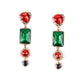 Multicolor Stone Embellished Ethnic Earrings - Rajwada