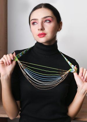 Multicolor Tribal Necklace - Rajwada
