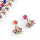 Multicolor with pearls Necklace Set - Rajwada
