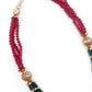 Multicolored Ethnic Long Necklace Set - Rajwada
