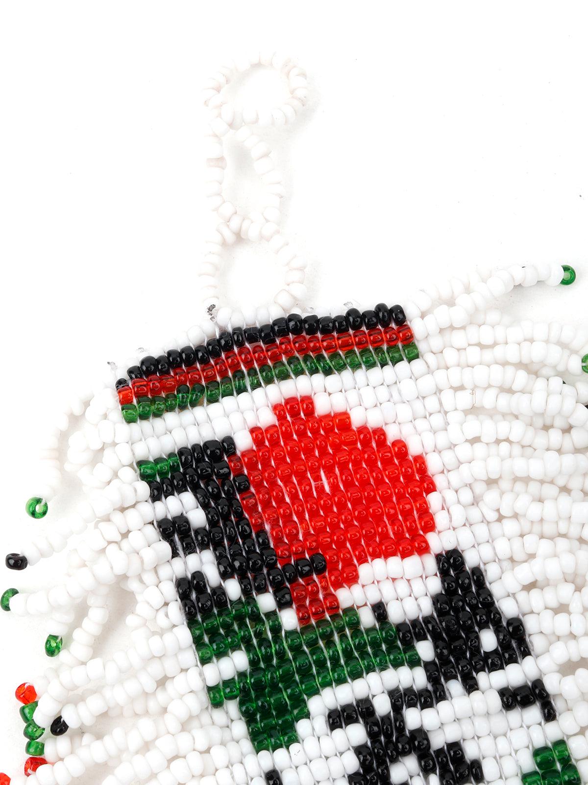 Multicolour Beaded Tassel Bracelet - Rajwada