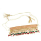 Multicoloured Fabric Tie-able Tassel Belt! - Rajwada