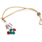 Multicoloured multilayered beaded choker necklace set - Rajwada