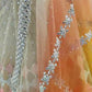 Multicoloured Net Sequence Semi-stitched Lehenga Choli - Rajwada
