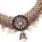 MULTICOLOURED STONES AND KUNDAN SET - Rajwada