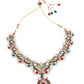 MULTICOLOURED STONES AND KUNDAN SET - Rajwada