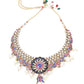 MULTICOLOURED STONES AND KUNDAN SET - Rajwada