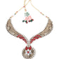 MULTICOLOURED STONES AND KUNDAN SET - Rajwada