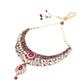 MULTICOLOURED STONES AND KUNDAN SET - Rajwada