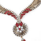 MULTICOLOURED STONES AND KUNDAN SET - Rajwada