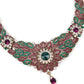 MULTICOLOURED STONES AND KUNDAN SET - Rajwada
