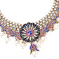 MULTICOLOURED STONES AND KUNDAN SET - Rajwada