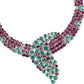 MULTICOLOURED STONES AND KUNDAN SET - Rajwada