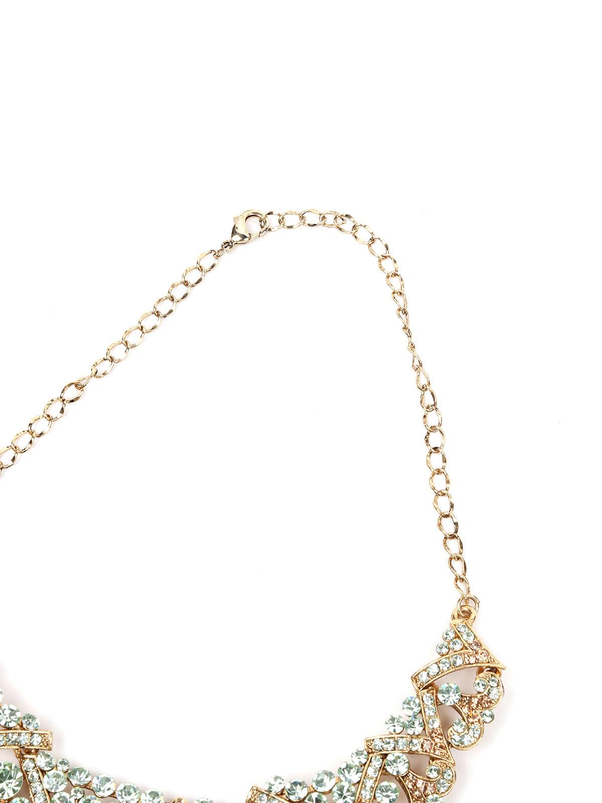 MULTICOLOURED STONES AND KUNDAN SET - Rajwada
