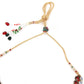 MULTICOLOURED STONES AND KUNDAN SET - Rajwada