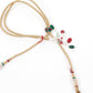 MULTICOLOURED STONES AND KUNDAN SET - Rajwada