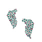 MULTICOLOURED STONES AND KUNDAN SET - Rajwada