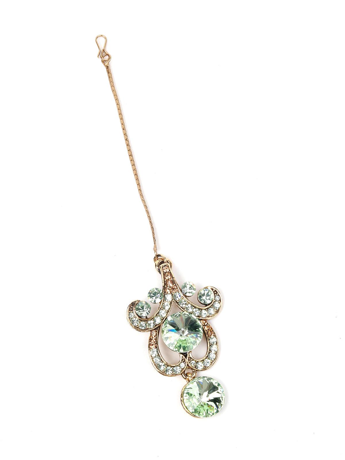 MULTICOLOURED STONES AND KUNDAN SET - Rajwada