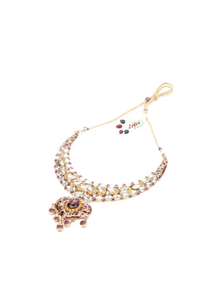 MULTICOLOURED STONES SET - Rajwada