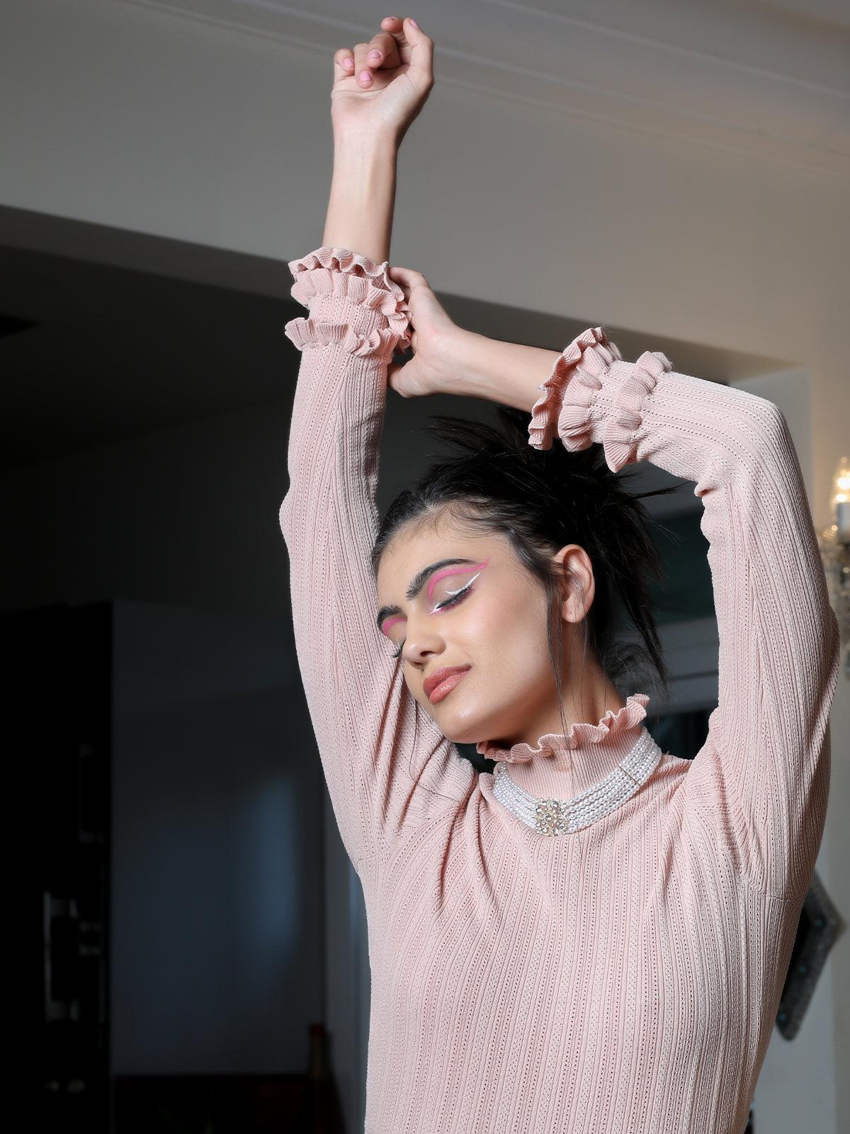 Multilayered artificial pearl choker necklace - Rajwada