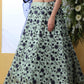 Navy blue Sequins Art Sillk Lehenga Set - Rajwada