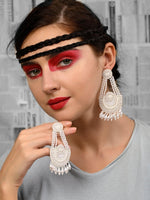 Necklace shape Pearl earring - Rajwada