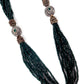 Olive green layered necklace set for women - Rajwada