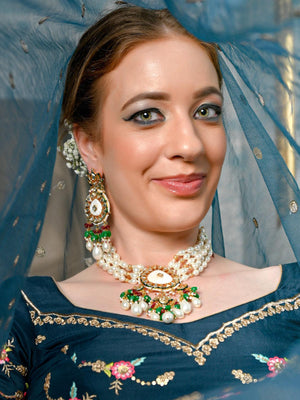 Opulant Rani Choker Set - Rajwada