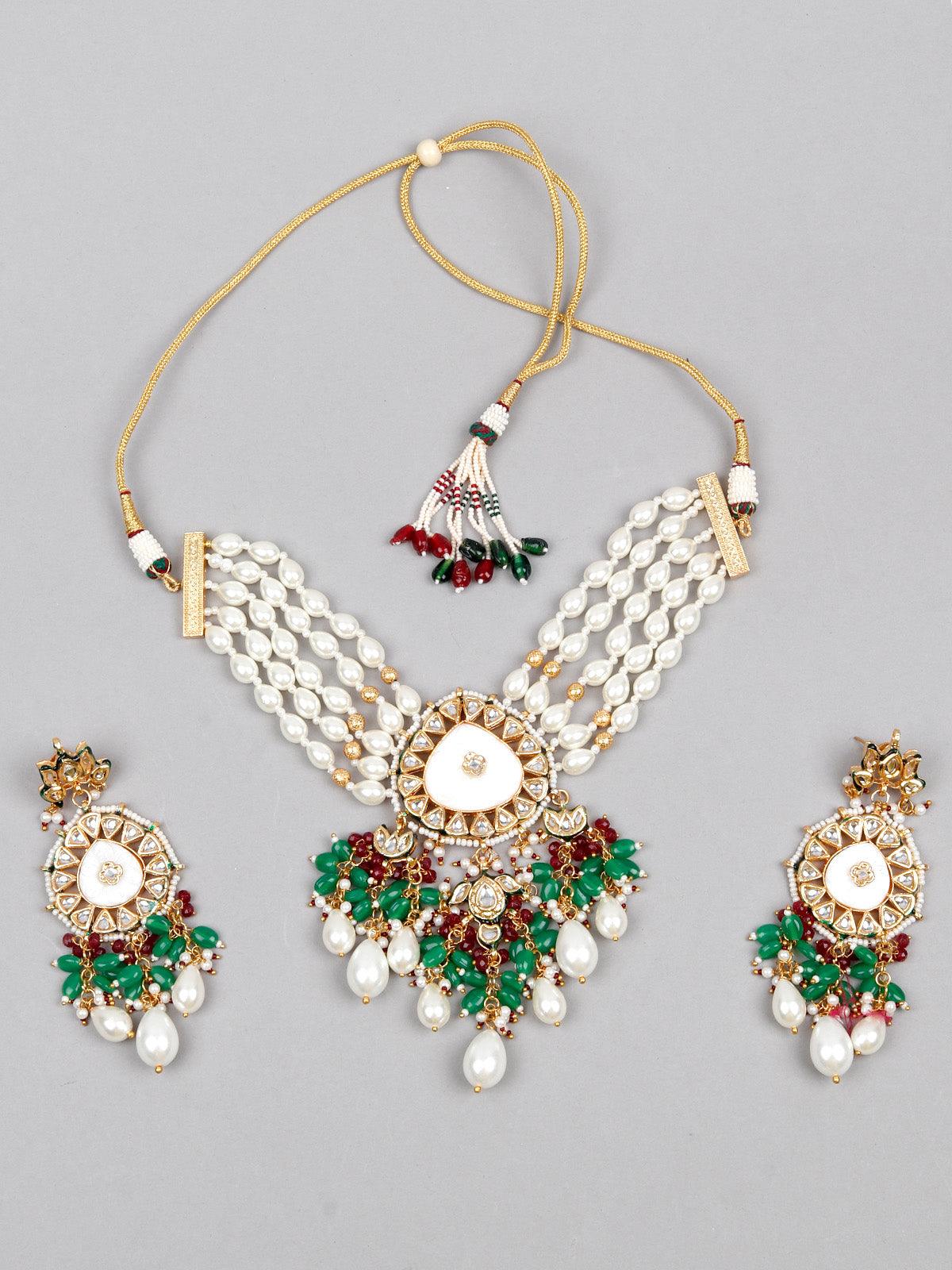Opulant Rani Choker Set - Rajwada