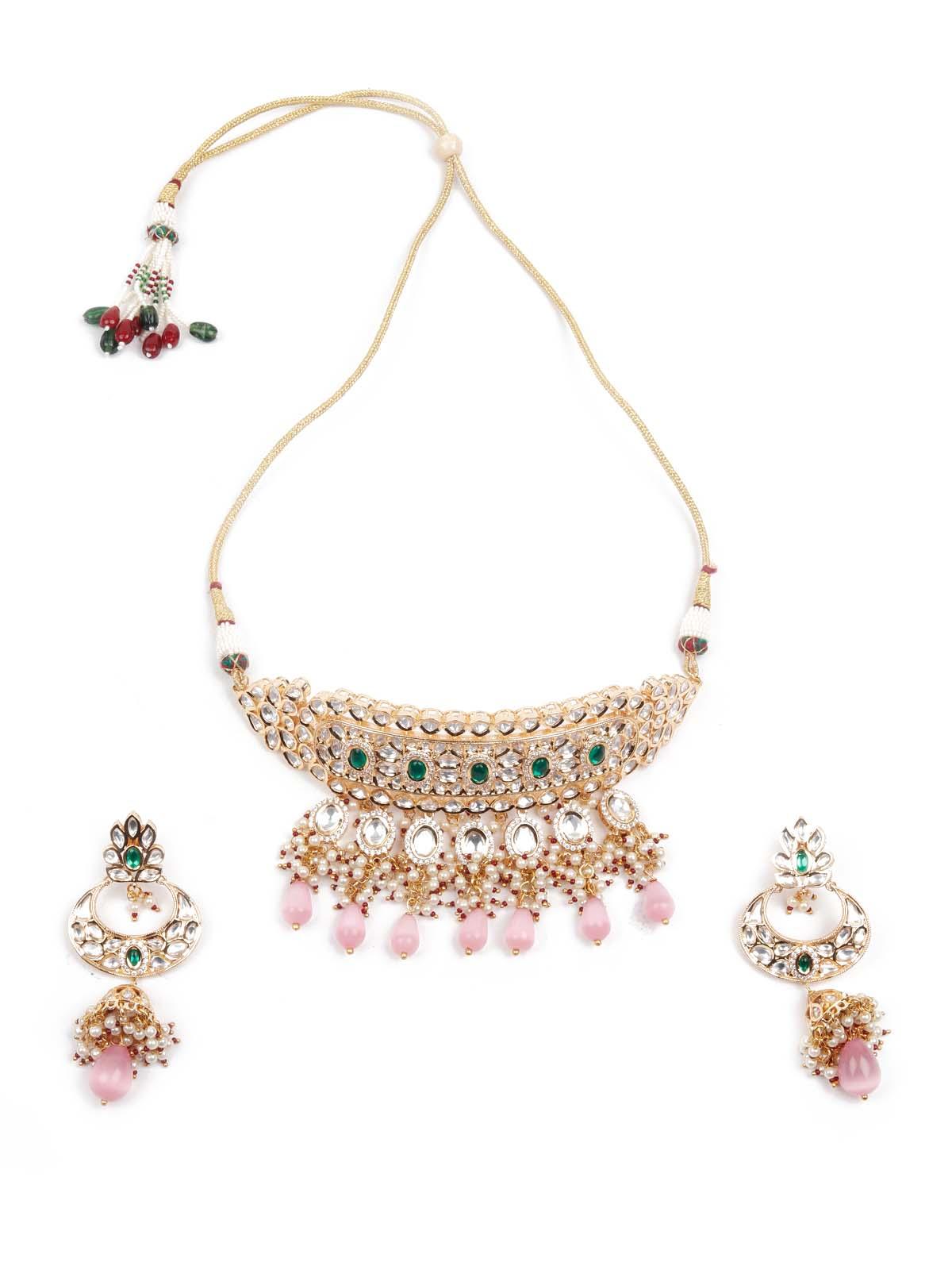 Opulant Rani Choker Set - Rajwada